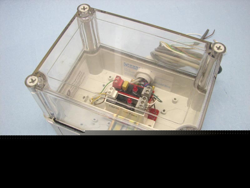 Vynckier vm 7X5X5 clear mini-electrical enclosure+2 i/o