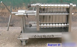 Used- seitz enzinger noll polishing press, type 20/17.
