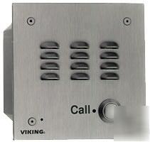 Viking electronics w-3000-ewp steel handsfree doorbox