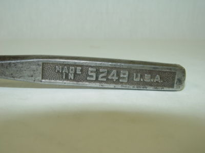 Vintage plumb 5249 ratchet socket wrench 3/8
