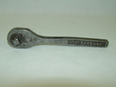 Vintage plumb 5249 ratchet socket wrench 3/8