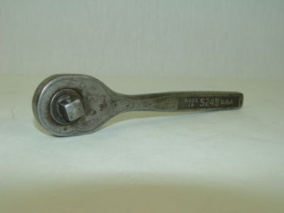 Vintage plumb 5249 ratchet socket wrench 3/8