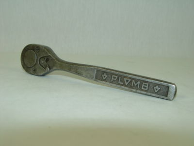 Vintage plumb 5249 ratchet socket wrench 3/8
