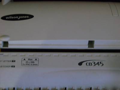 Wilson jones cb 345 office binding machine $349 retail